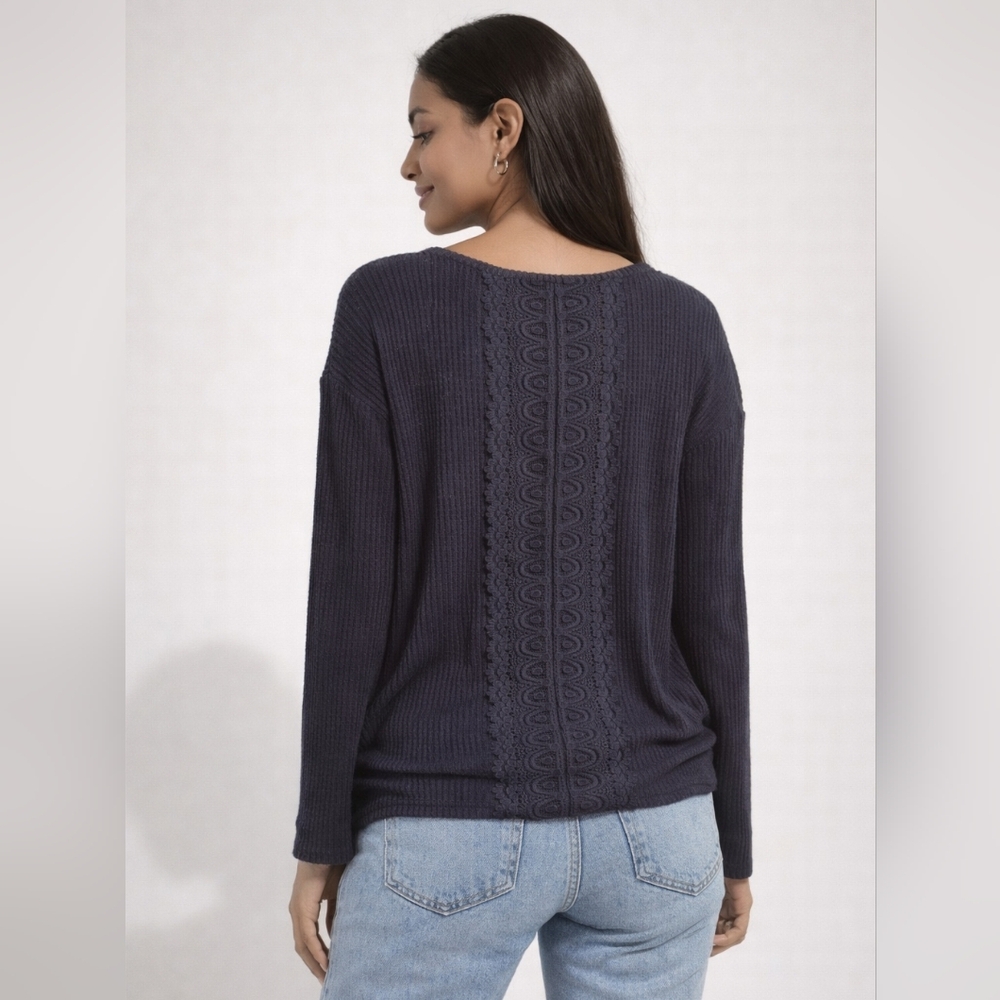 Artesia Navy Blue Women's Top L